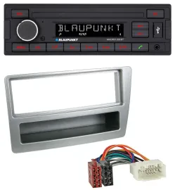Blaupunkt USB AUX Bluetooth MP3 Autoradio für Honda Civic 04-06 silber autom. Kl