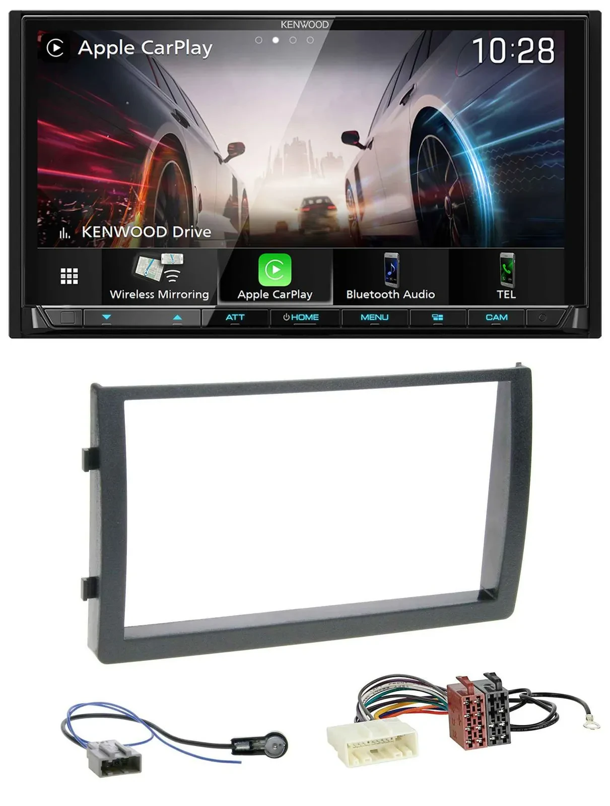 Kenwood MP3 2DIN USB DAB Bluetooth Autoradio für Nissan Altima L31 2005-2006