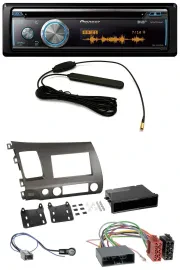 Автомагнитола Pioneer CD/USB/Bluetooth/DAB/MP3 для Honda Civic Hybrid FD3 (2006–2010), цвет антрацит
