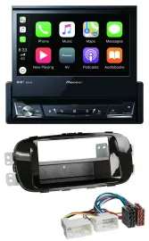 Pioneer DVD Bluetooth DAB USB MP3 Autoradio für Kia Soul PS ab 14 piano-schwarz