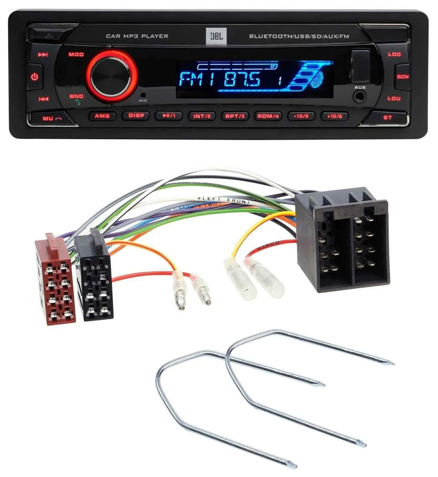 JBL AUX MP3 USB Bluetooth SD Autoradio für Seat Toledo 1 1991-1999 Ibiza 1984-19