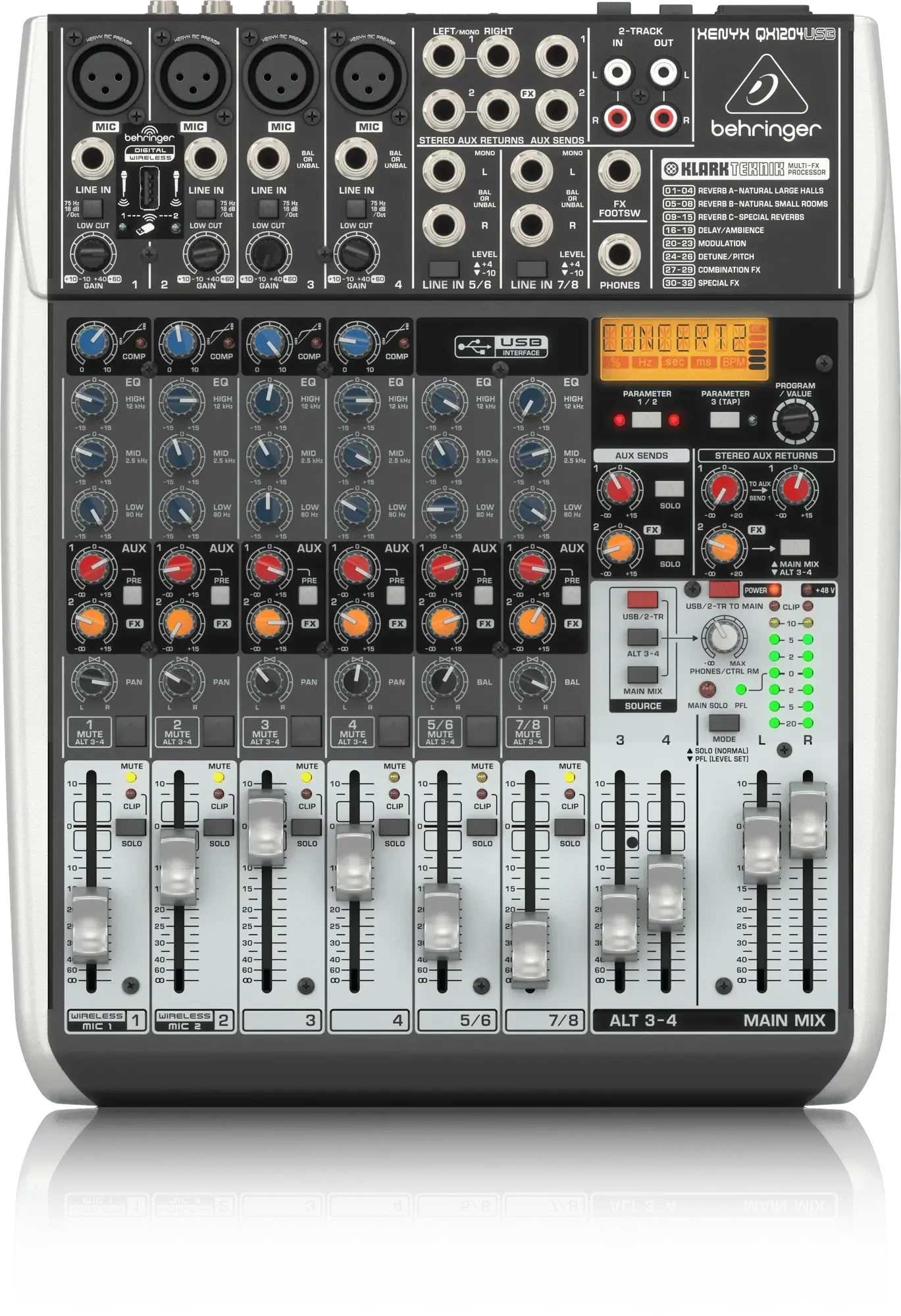 Аналоговый микшер Behringer Xenyx QX1204USB
