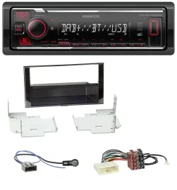 Kenwood MP3 Bluetooth USB DAB Autoradio für Nissan Micra (2013-2017) piano