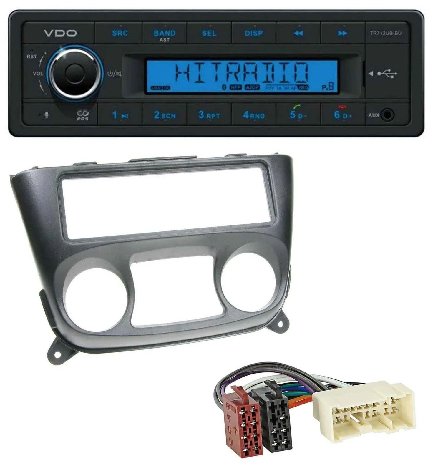 VDO Bluetooth AUX USB MP3 Autoradio für Nissan Almera N16 (ab 2000)