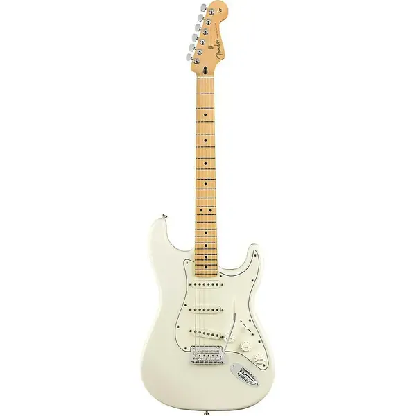 Электрогитара Fender Player Stratocaster Maple FB Polar White