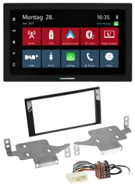 Автомагнитола для Nissan Juke Blaupunkt 2-DIN, Bluetooth, DAB, USB, MP3