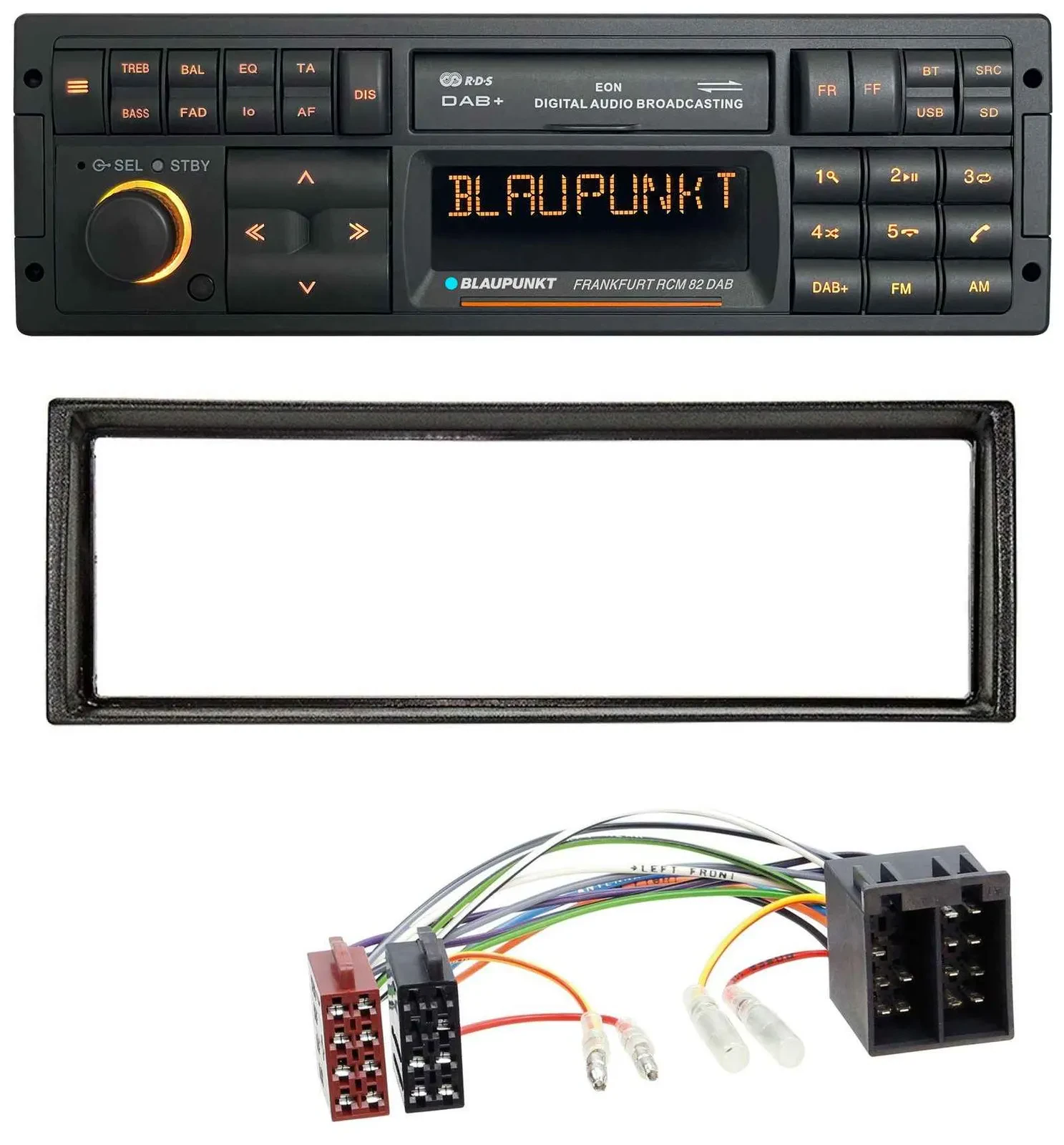 Blaupunkt USB DAB SD MP3 Bluetooth Autoradio für VW Golf 2 83-92 Jetta II 84-92
