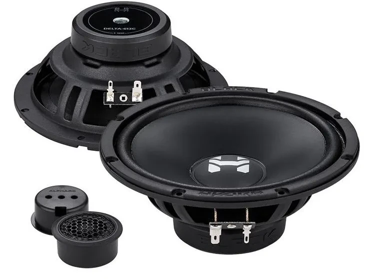 Deaf Bonce Black Hydra Delta 613C 6.5" Component Speaker System
