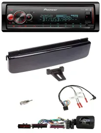 Pioneer Bluetooth USB Lenkrad DAB Autoradio für Ford Mondeo Focus piano-schwarz