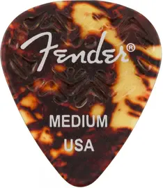 Медиаторы FENDER 351 Shape, Tortoise Shell, Medium (6)