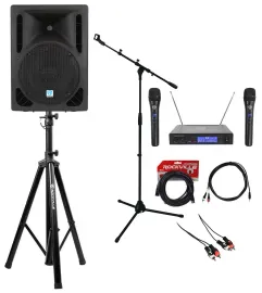 Rockville Pro 10" ipad/iphone/Android/Laptop/TV Youtube Karaoke Machine/System