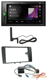 Автомагнитола для Audi A3 8P (2003–2012) Pioneer 2DIN, DAB, Bluetooth, MP3, AUX, Quadlock