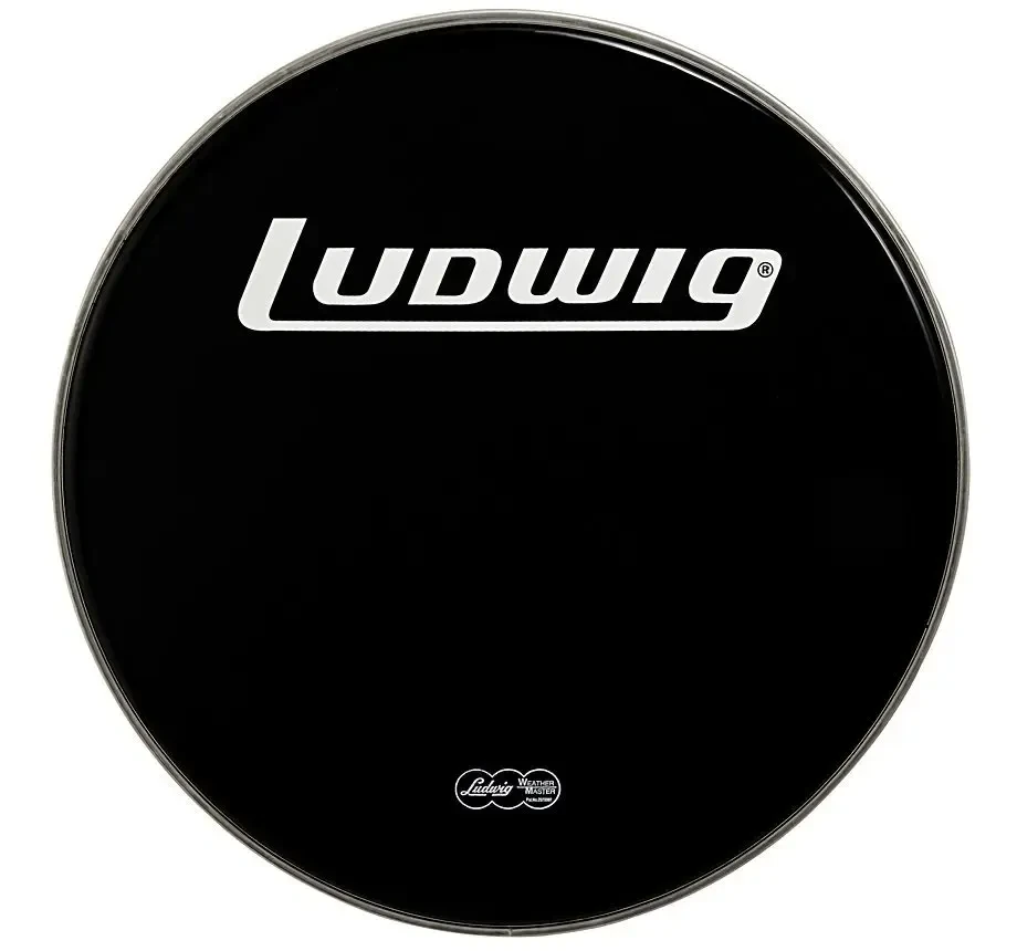 Пластик для барабана Ludwig 13" Heavy Black