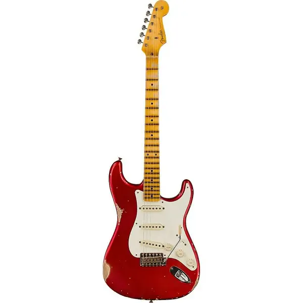 Электрогитара Fender Custom Shop '58 Stratocaster Relic Faded Aged Candy Apple Red