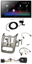 Автомагнитола для Dacia (с 2012) Pioneer 2DIN, DAB, Bluetooth, USB, темно-серебристая