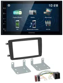 Kenwood 2DIN Bluetooth MP3 USB DAB Autoradio für Mercedes C-Klasse CLK Viano Vit