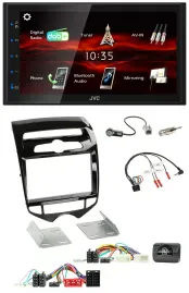 JVC USB Bluetooth Lenkrad DAB 2DIN Autoradio für Hyundai ix20 ab 10 autom. Klima