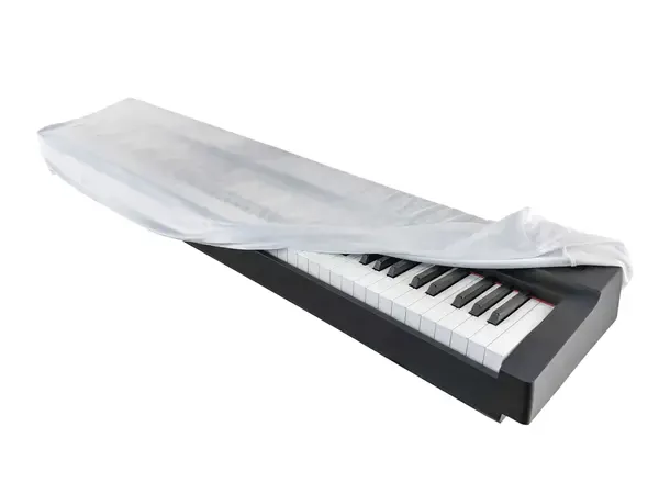 Накидка для цифрового пианино Lutner Aka-015WS, Casio S, белая, бархат