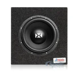 NVX VSW102v3 600W RMS Dual 2-Ohm 10" Subwoofer with Enclosure (10SQL)
