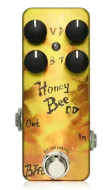 Педаль эффектов для электрогитары One Control Honey Bee OD 4K Mini Standard Overdrive