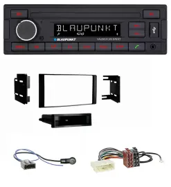 Blaupunkt DAB MP3 Bluetooth USB Autoradio für Nissan Micra 2013-2017 schwarz mat