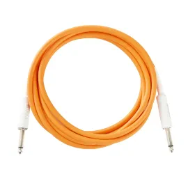 Authentic Instrumentenkabel 3m Orange Gitarrenkabel Exzellente Signalübertragung