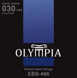 Струны для бас-гитары Olympia EBS 466 Nickel Wound 30-125