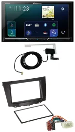 Pioneer 2DIN DAB USB MP3 Bluetooth Autoradio für Suzuki Kizashi (ab 2009)