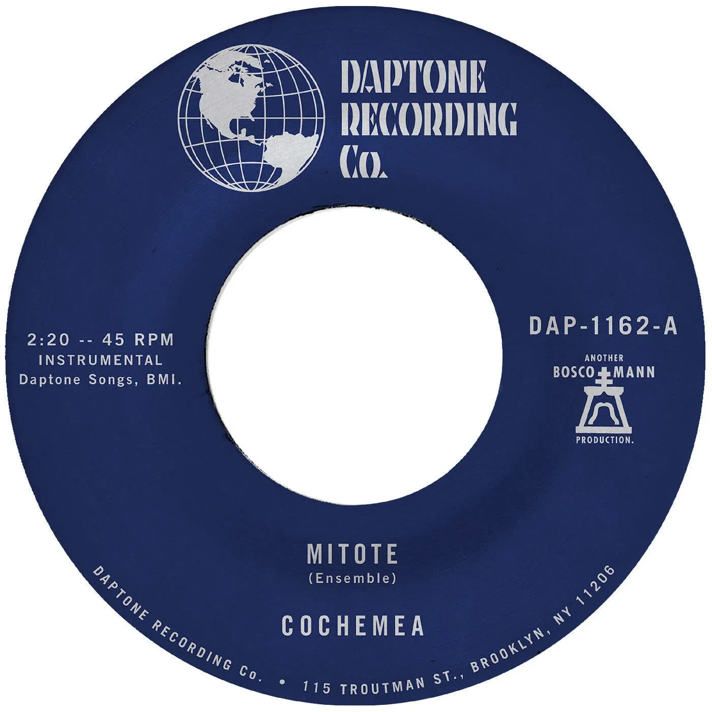 Виниловая пластинка Cochemea – Mitote b/w Dilo (Релиз 2026)