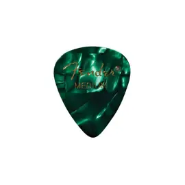 Медиаторы Fender Shape Classic Medium Green Moto Celluloid Picks