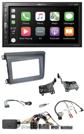 Pioneer USB Lenkrad DAB 2DIN Bluetooth Autoradio für Honda Civic US Modelle 2012