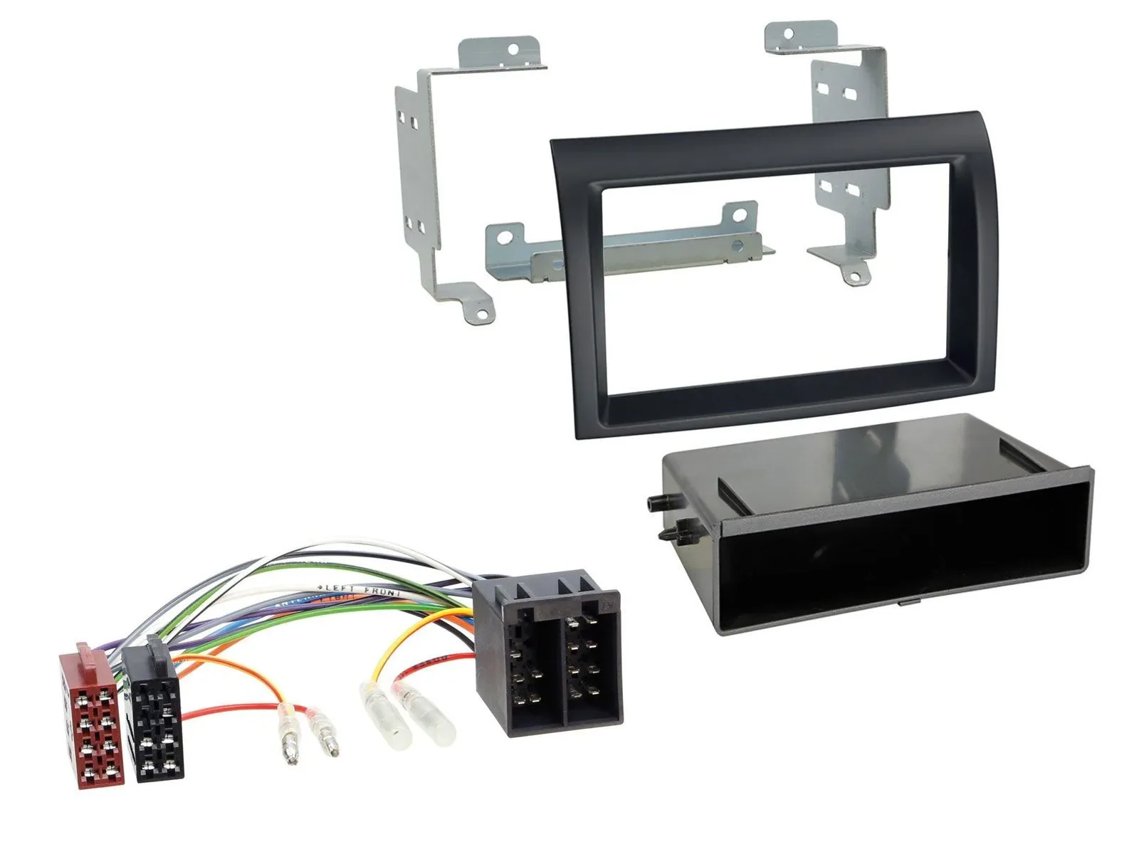 Установочный комплект для автомобильной магнитолы DIN Caraudio24 Citroen Jumper / Fiat Ducato (2006–2011) черный