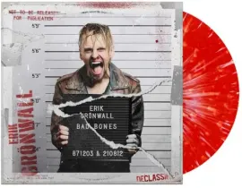 Виниловая пластинка Erik Gronwall - Bad Bones (Red Splatter Vinyl) [New Vinyl LP] Colored Vinyl, Red