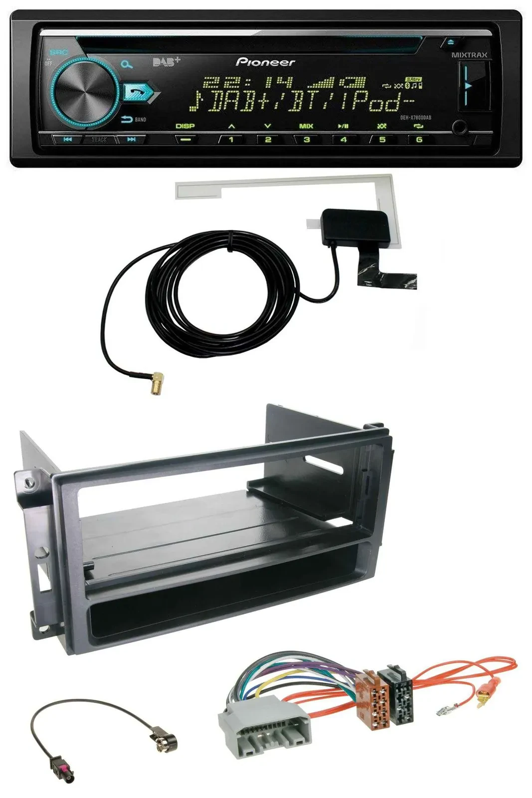 Pioneer MP3 AUX CD USB DAB Autoradio für Chrysler 300C Sebring Dodge Avenger Nit