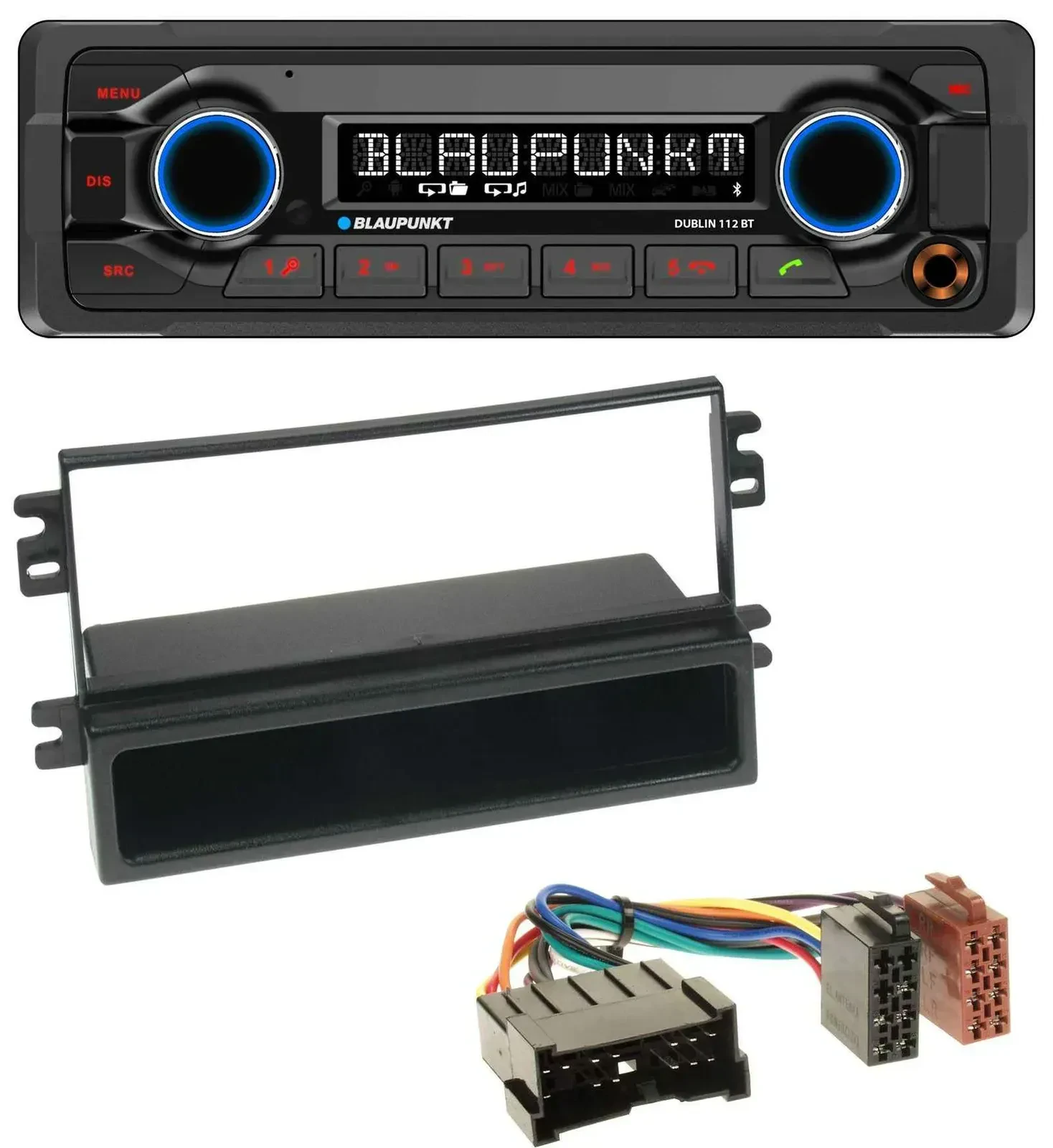 Blaupunkt MP3 Bluetooth USB AUX Autoradio für Kia Carens II (2004-2006)