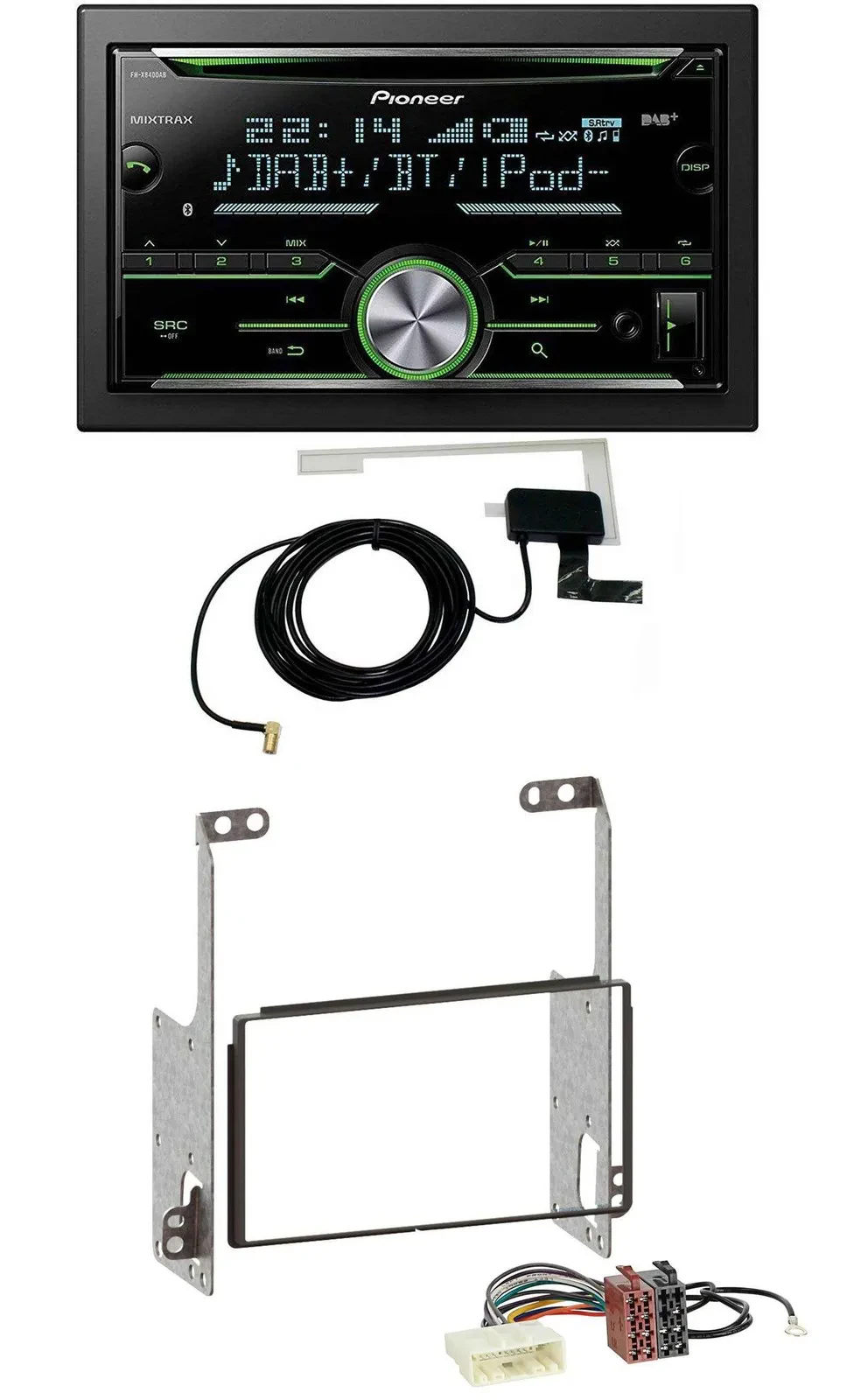 Pioneer CD USB MP3 Bluetooth 2DIN DAB Autoradio für Nissan X-Trail 2007-2014
