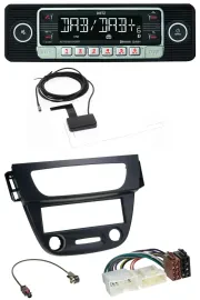 Dietz DAB Bluetooth USB MP3 Autoradio für Renault Megane 3 09-14 schwarz