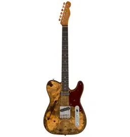 Электрогитара полуакустическая Fender Custom Shop Artisan Buckeye Double Esquire NOS Aged Natural