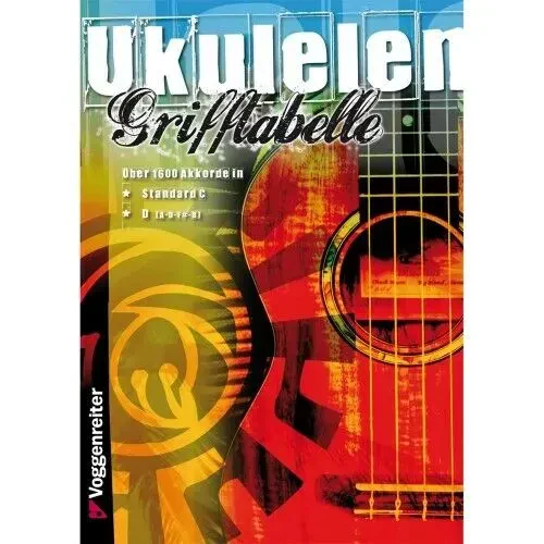 Учебное пособие Voggenreiter Grifftabelle Fur Ukulele