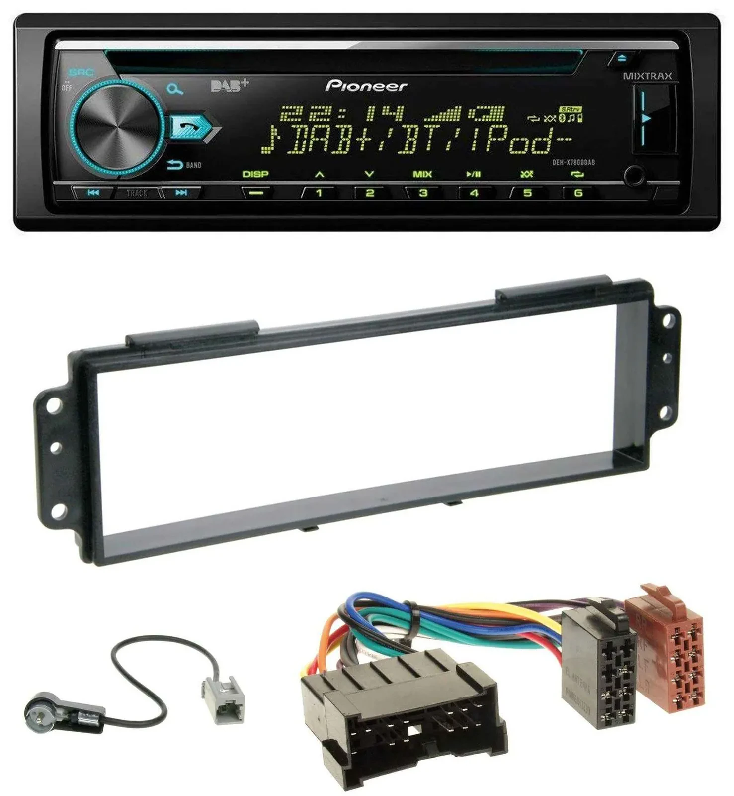 Pioneer DAB MP3 CD USB Bluetooth Autoradio für Kia Picanto (2008-2011)