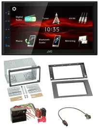 JVC USB Bluetooth MP3 DAB 2DIN Autoradio für Ford C-Max Galaxy S-Max 03-07 anthr