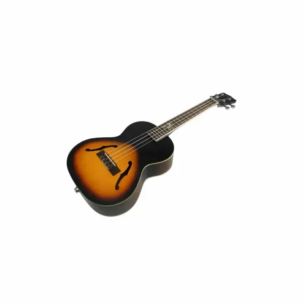 KALA Jazz Tenor Ukulele Sunburst with EQ, with Tenor Case (UC-T)