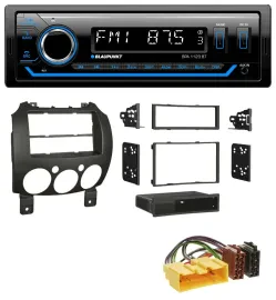 Blaupunkt MP3 Bluetooth USB AUX Autoradio für Mazda 2 (ab 2007)