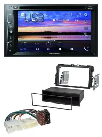 Pioneer Bluetooth 2DIN USB DVD DAB MP3 Autoradio für Opel Vivaro (2011-2015)