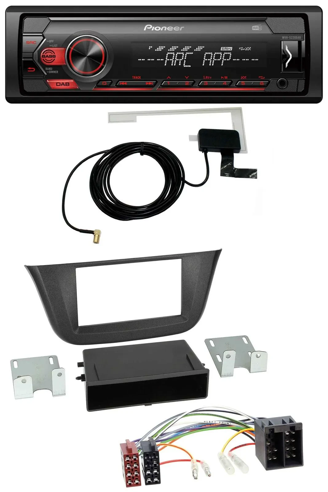 Автомагнитола для Iveco Daily Pioneer 1-DIN USB DAB MP3 AUX