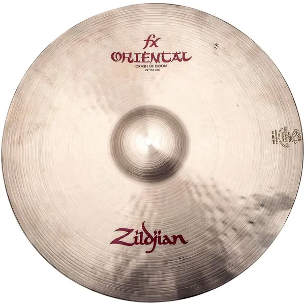 Тарелка барабанная Zildjian 22" FX Family Oriental Crash Of Doom