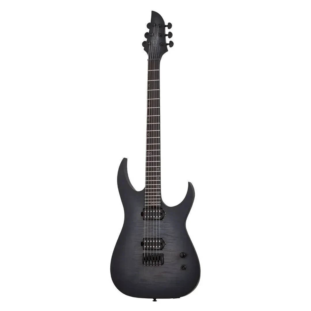 Б/У Электрогитара Schecter KM-6 MK-III прозрачный чёрный санбёрст