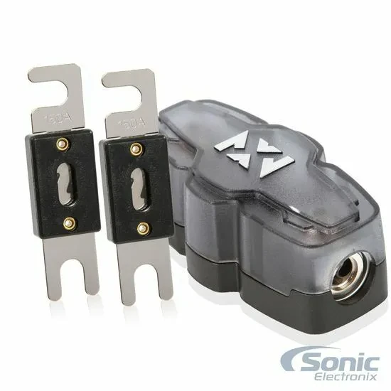 2 Pack Belva BANL150 of 150 Amp Nickel-Plated ANL Fuse w/ ANL Fuse Holder