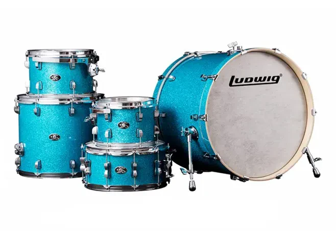 Барабанная установка Ludwig LCEM52206 Evolution Maple PRO, клён, голубая