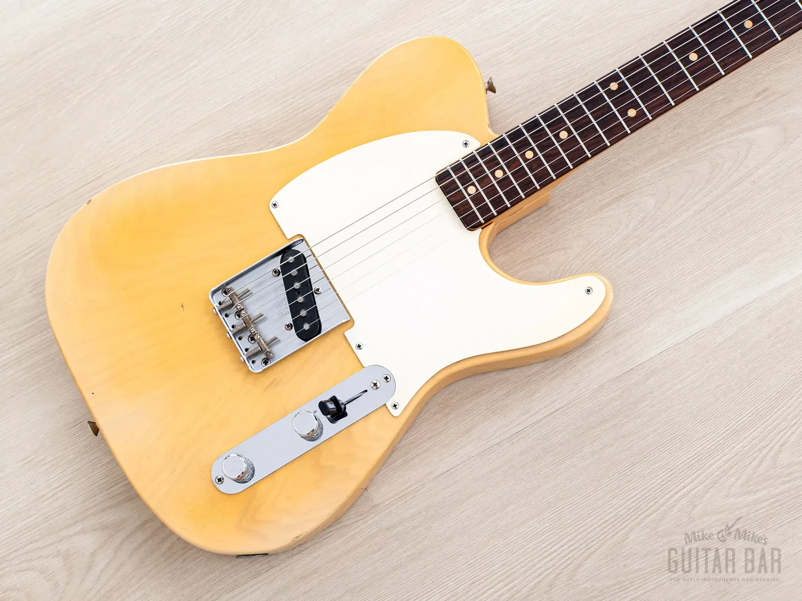 1961 Fender Esquire Pre-CBS Vintage Partscaster Guitar Blonde w/ Case